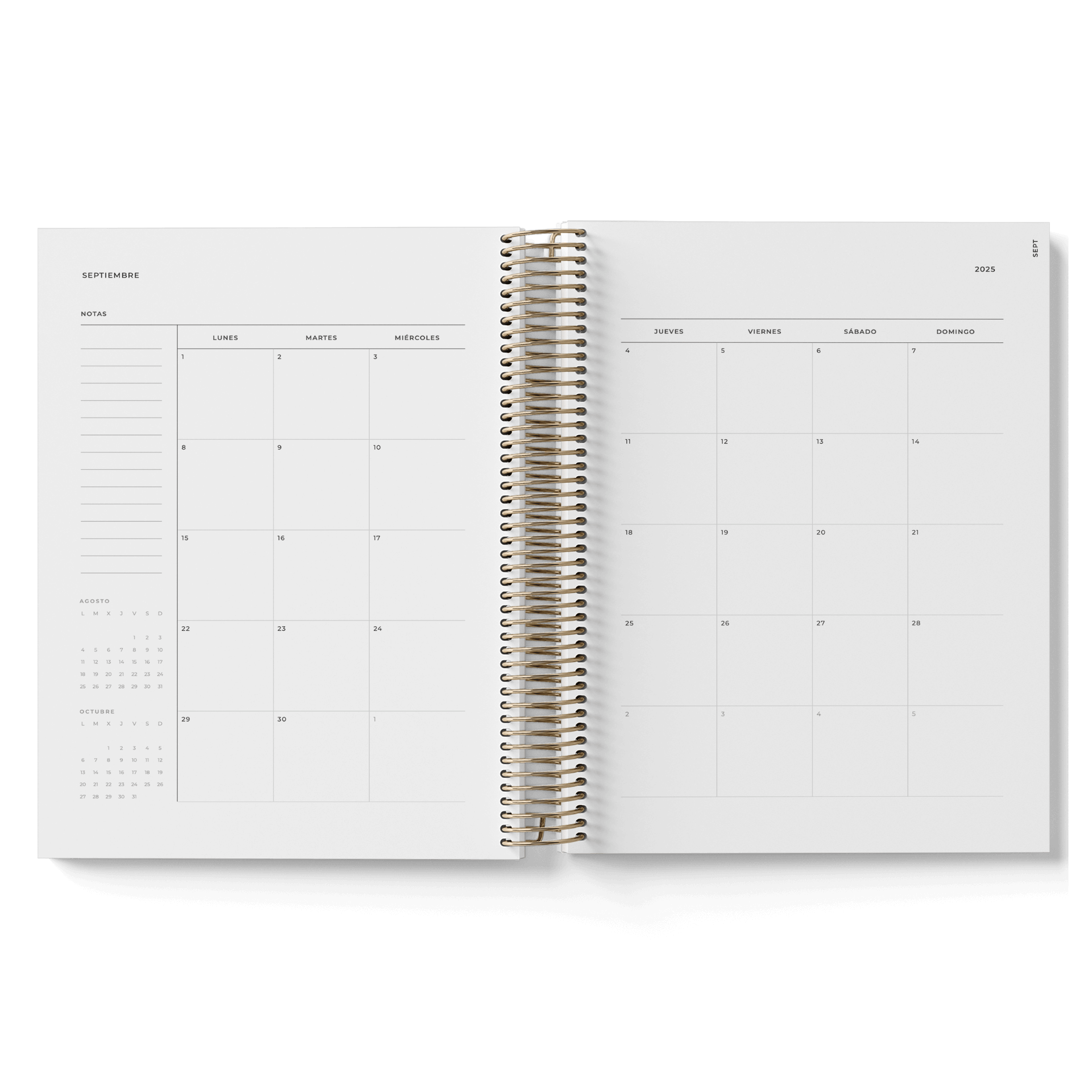 AGENDA PRINT BUTANO SEMANA VISTA