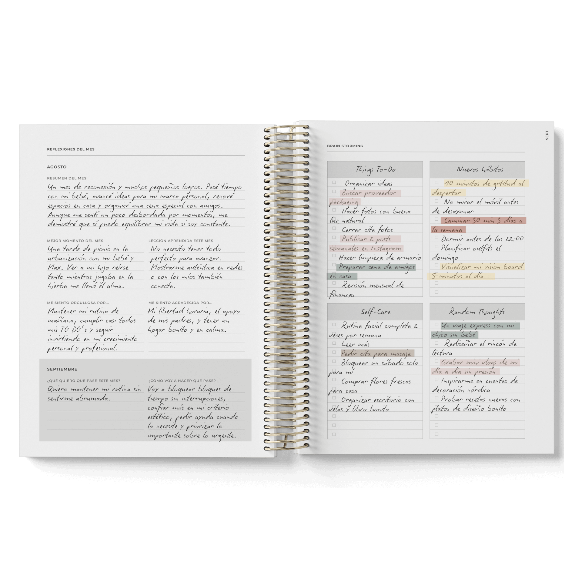 AGENDA PRINT BUTANO SEMANA VISTA