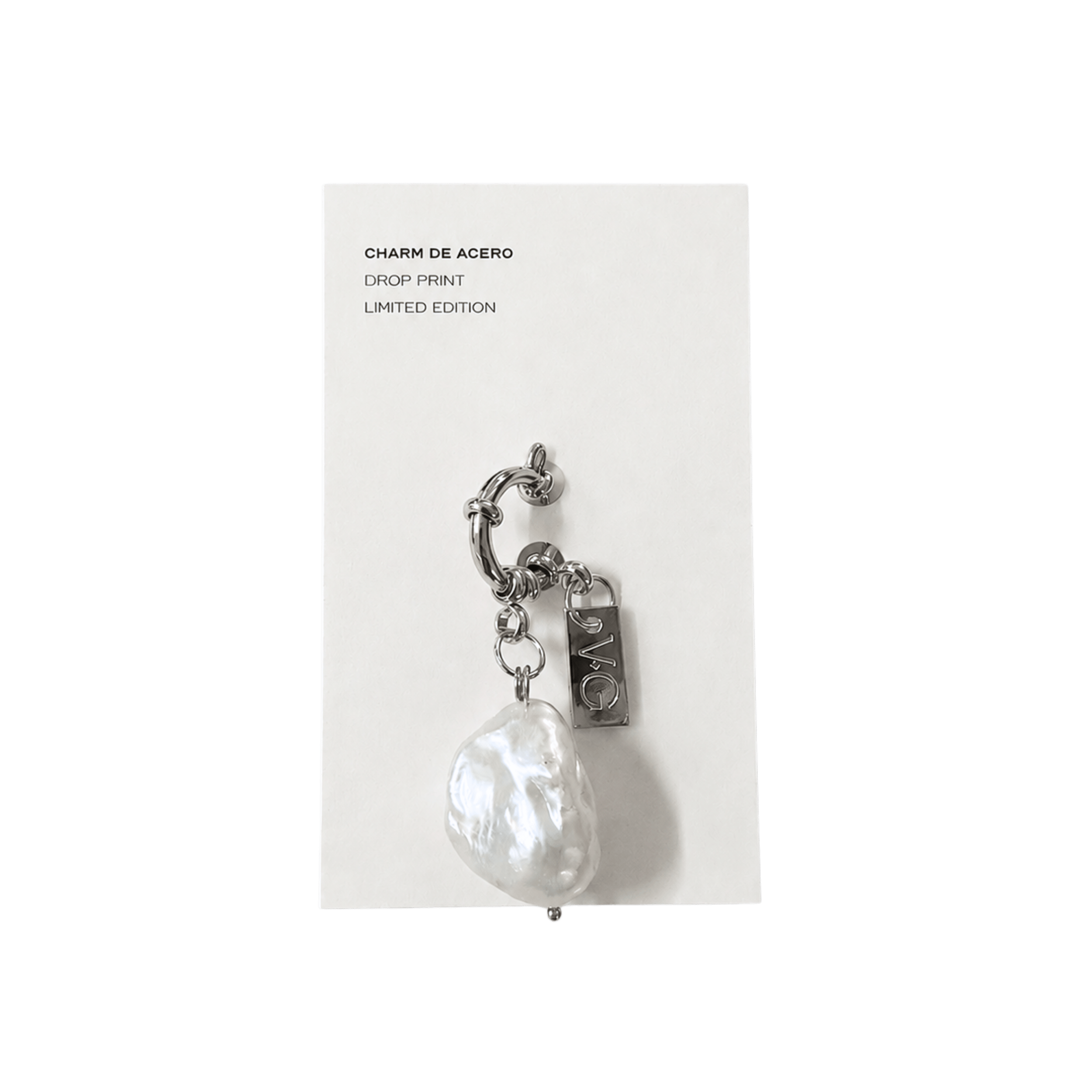 CHARM XL · PERLA PLATEADA