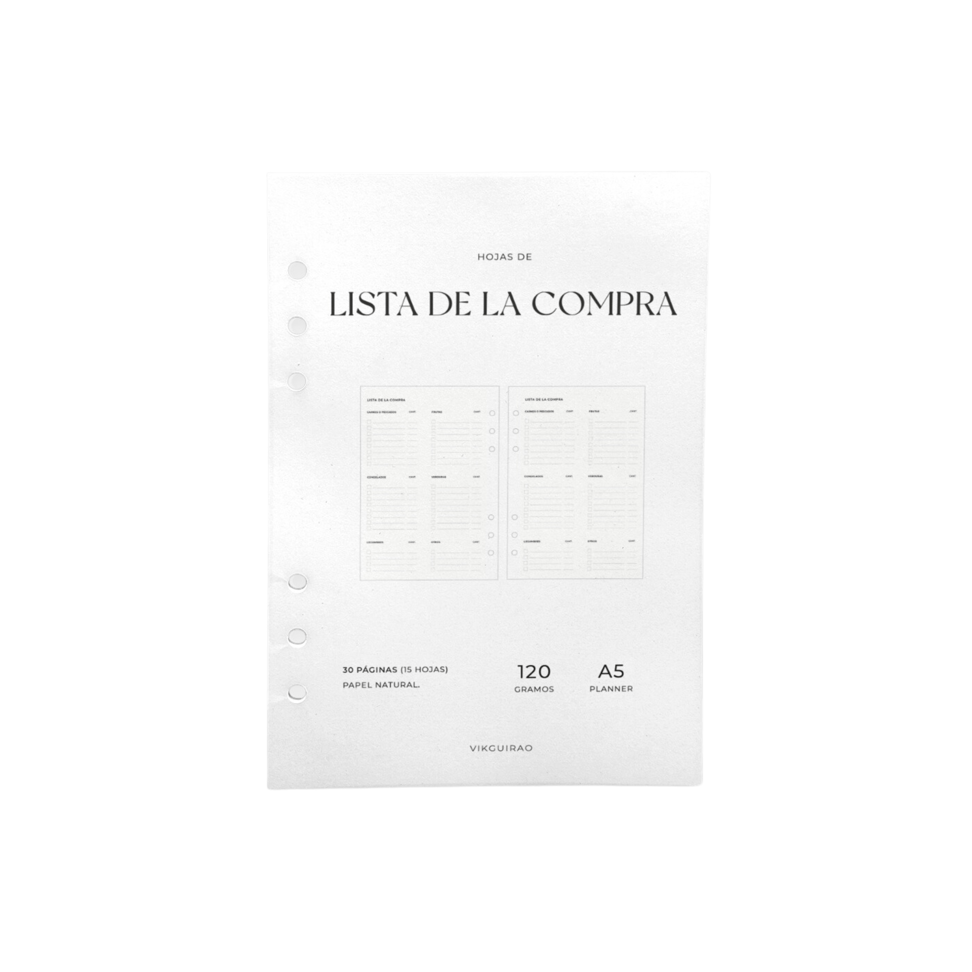 RECAMBIO LISTA DE LA COMPRA