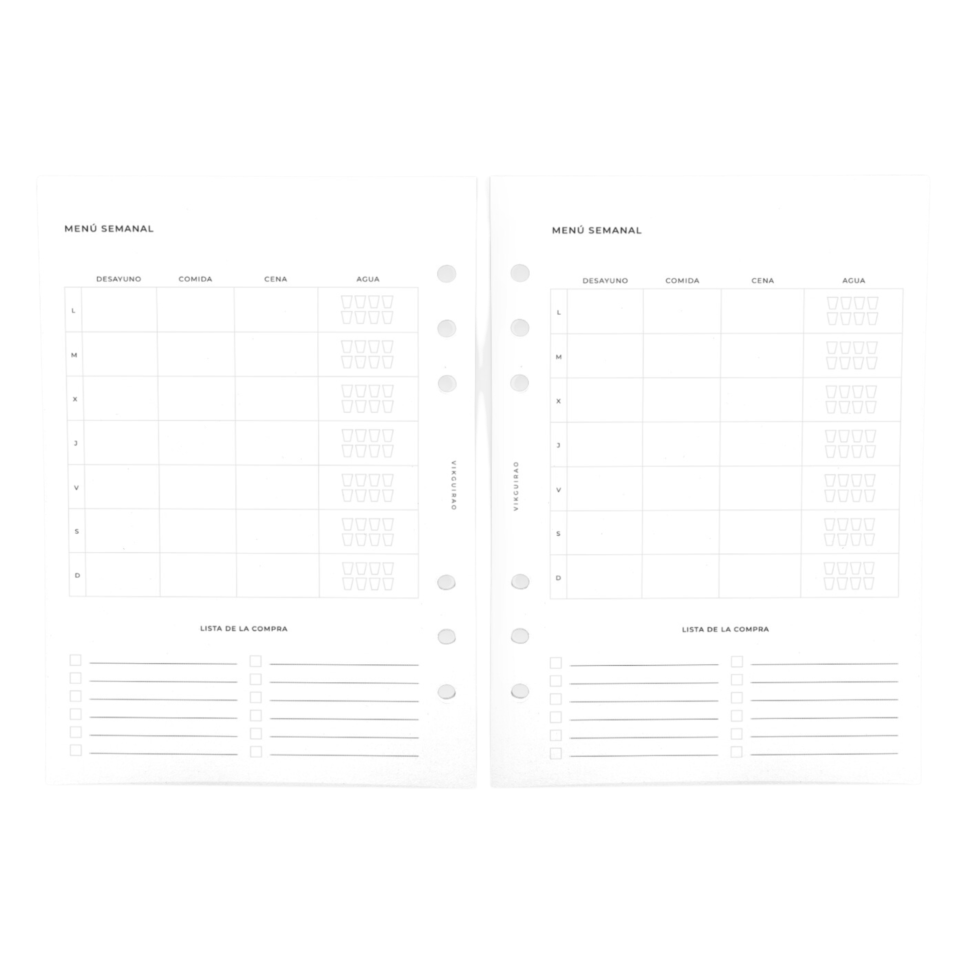 RECAMBIO MENU SEMANAL
