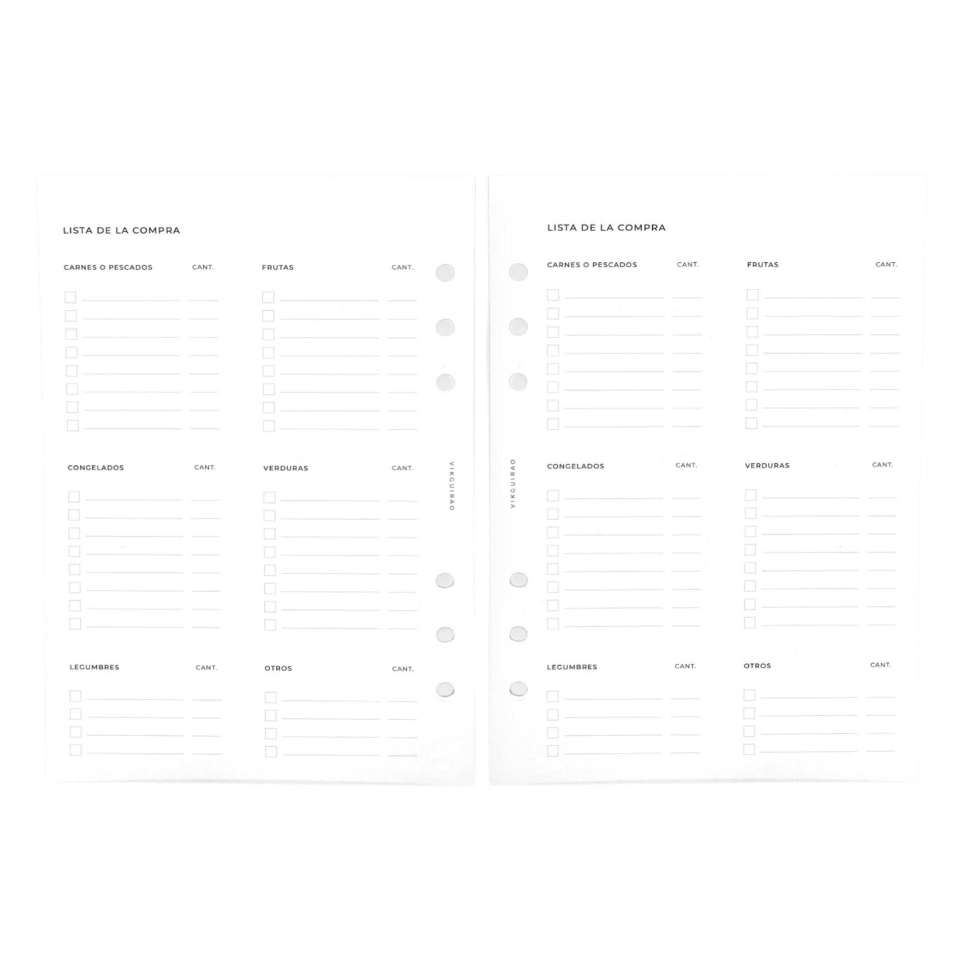 RECAMBIO LISTA DE LA COMPRA