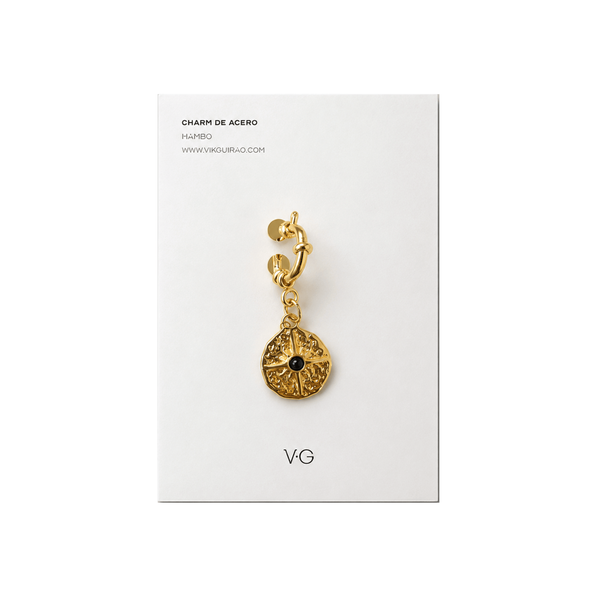 CHARM XL · AMULETO ANTRACITA