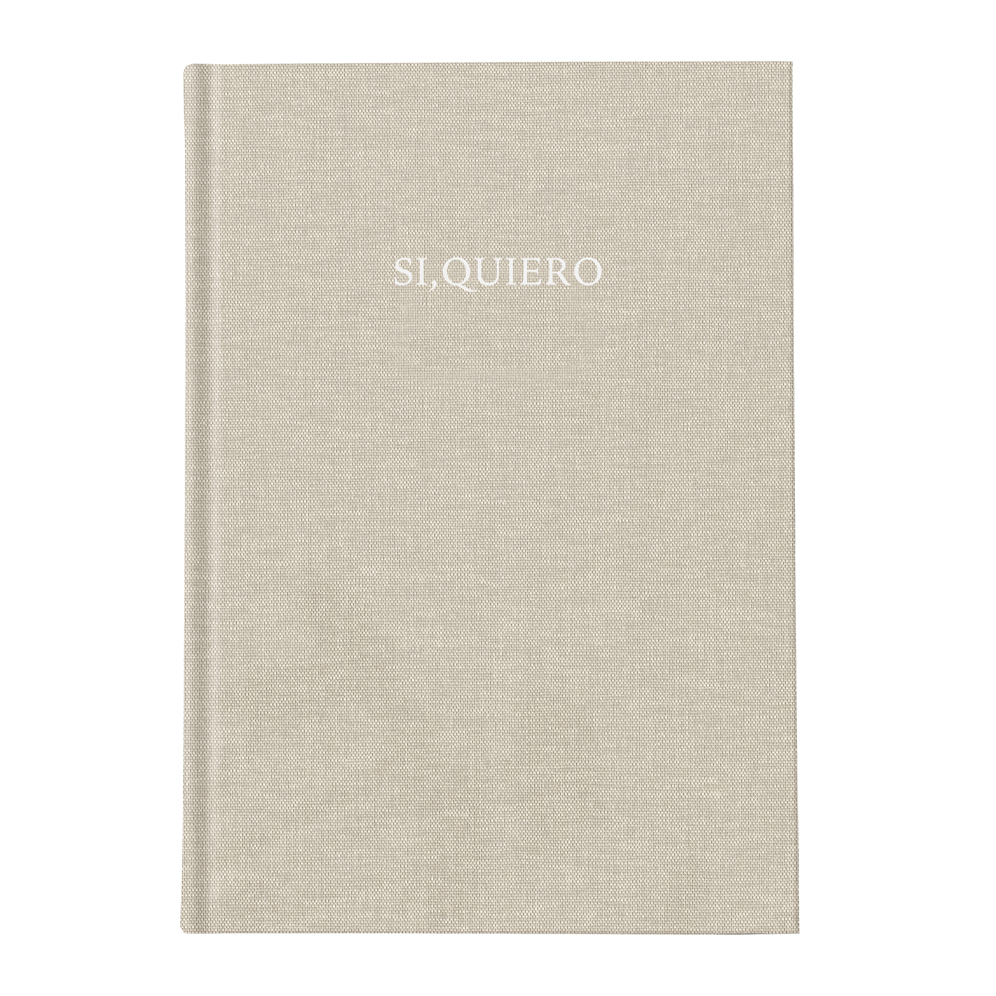 AGENDA DE BODA LETRAS BLANCAS