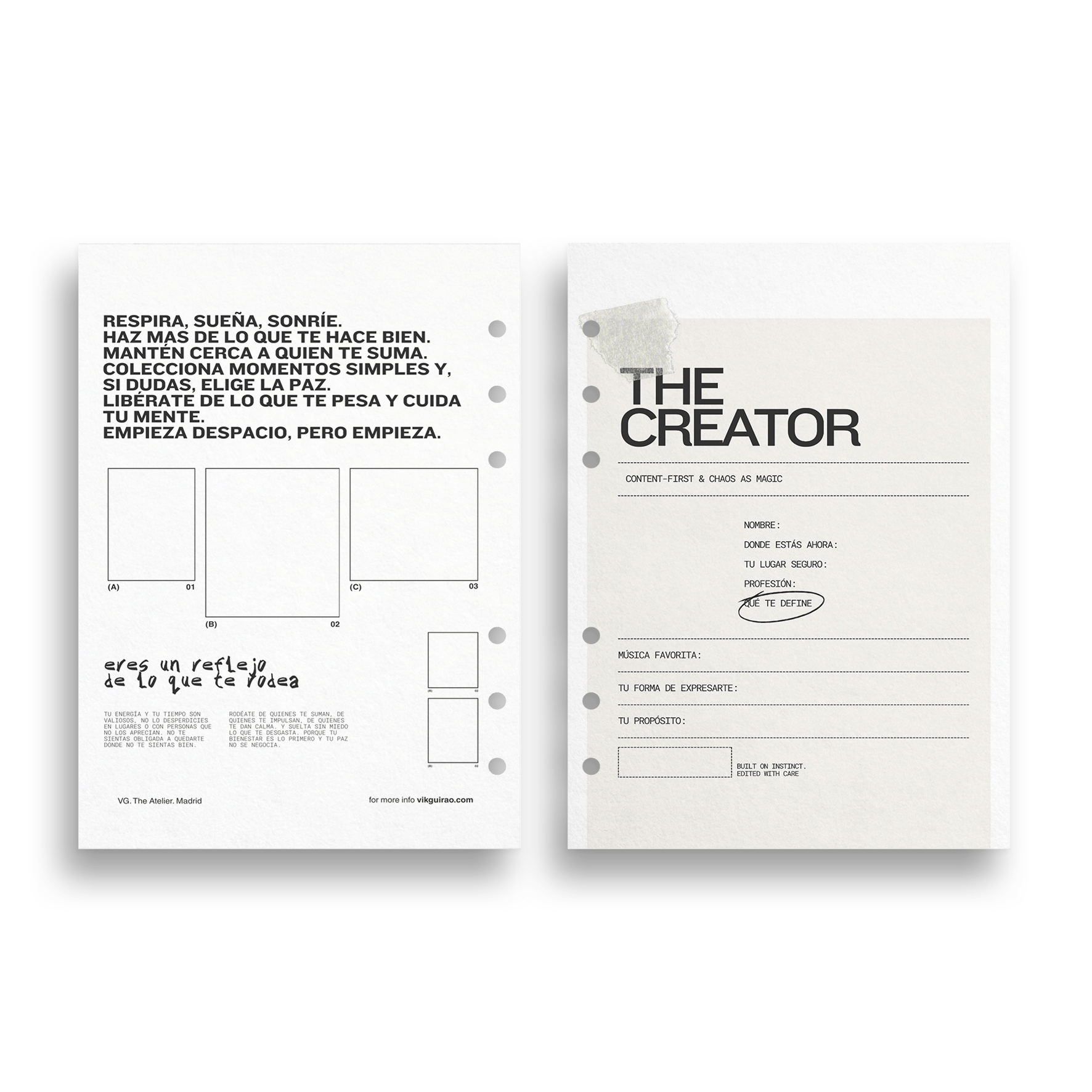 THE CREATOR · DASHBOARDS