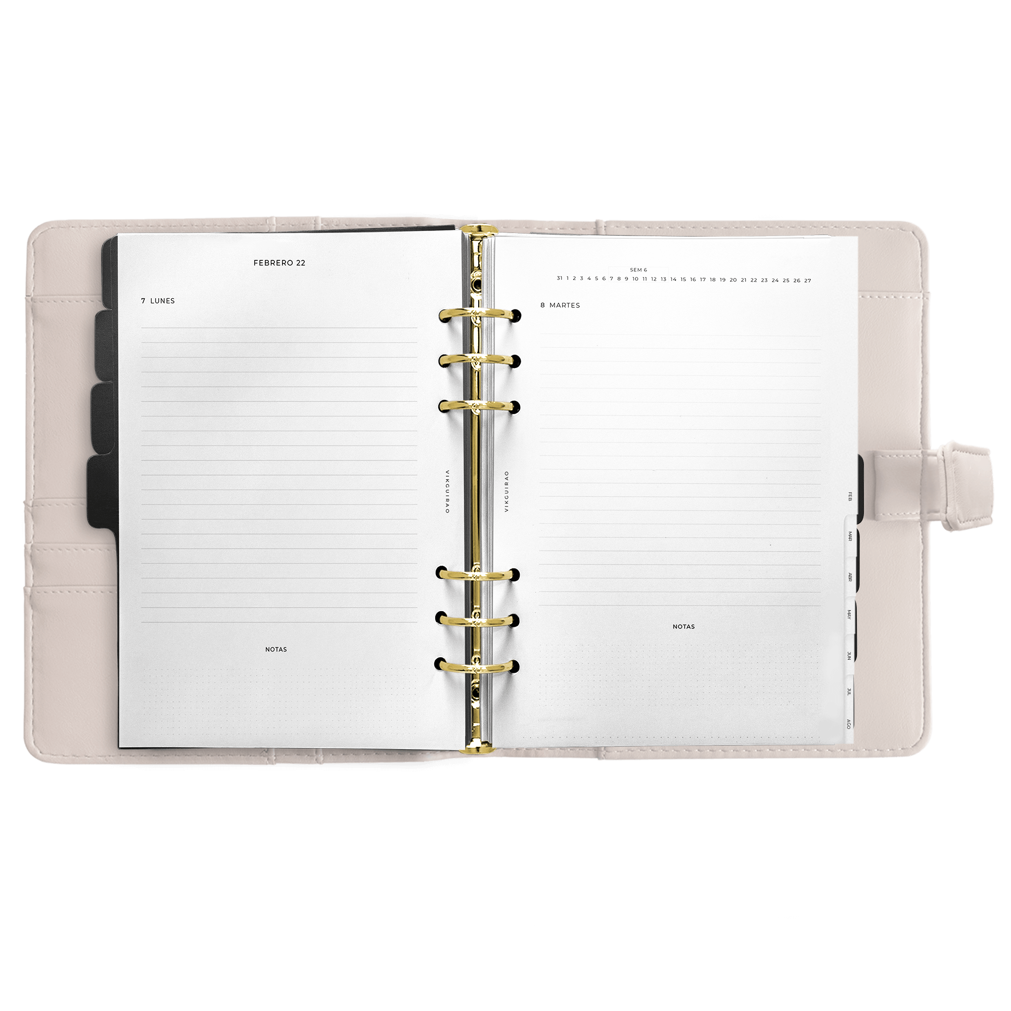 PLANNER CROC CREMA