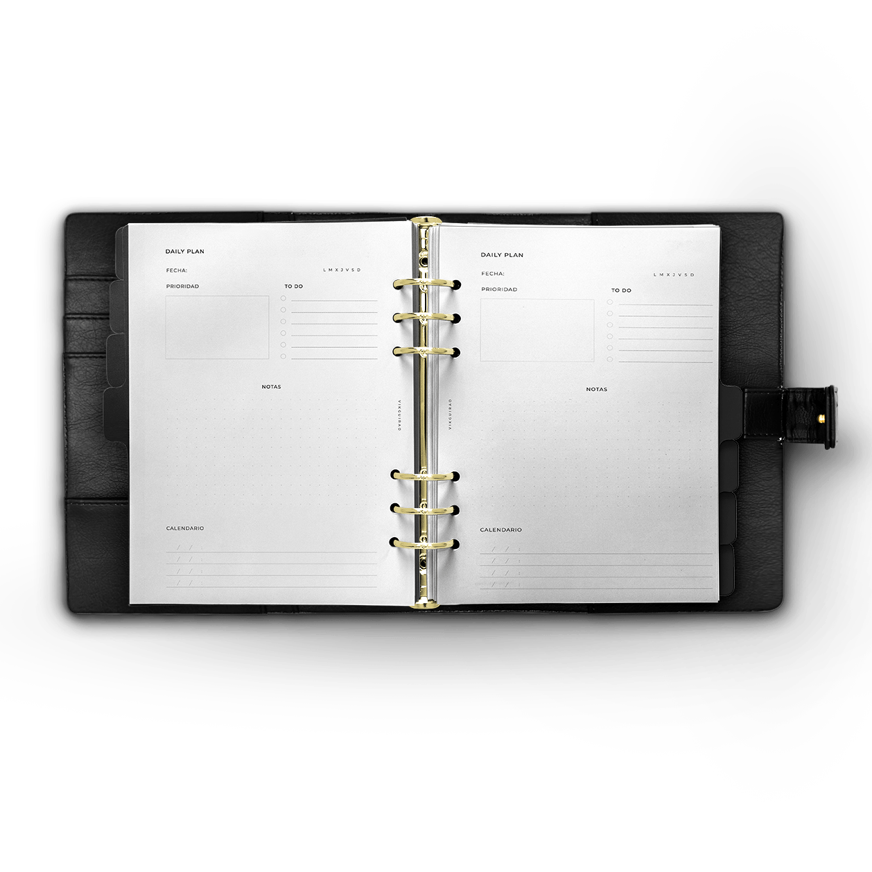 PLANNER MINI CLASSIC NEGRO