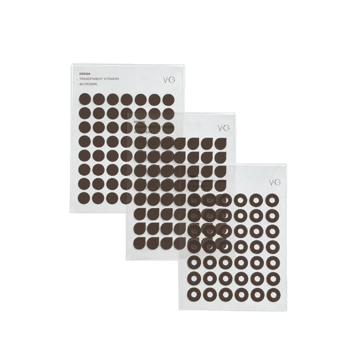 STICKERS MINI · TRANSPARENTES