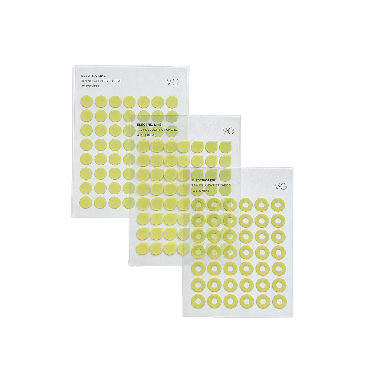 STICKERS MINI · TRANSPARENTES