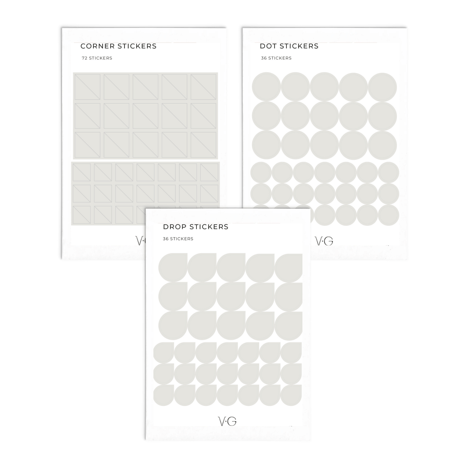 stickers translucidos