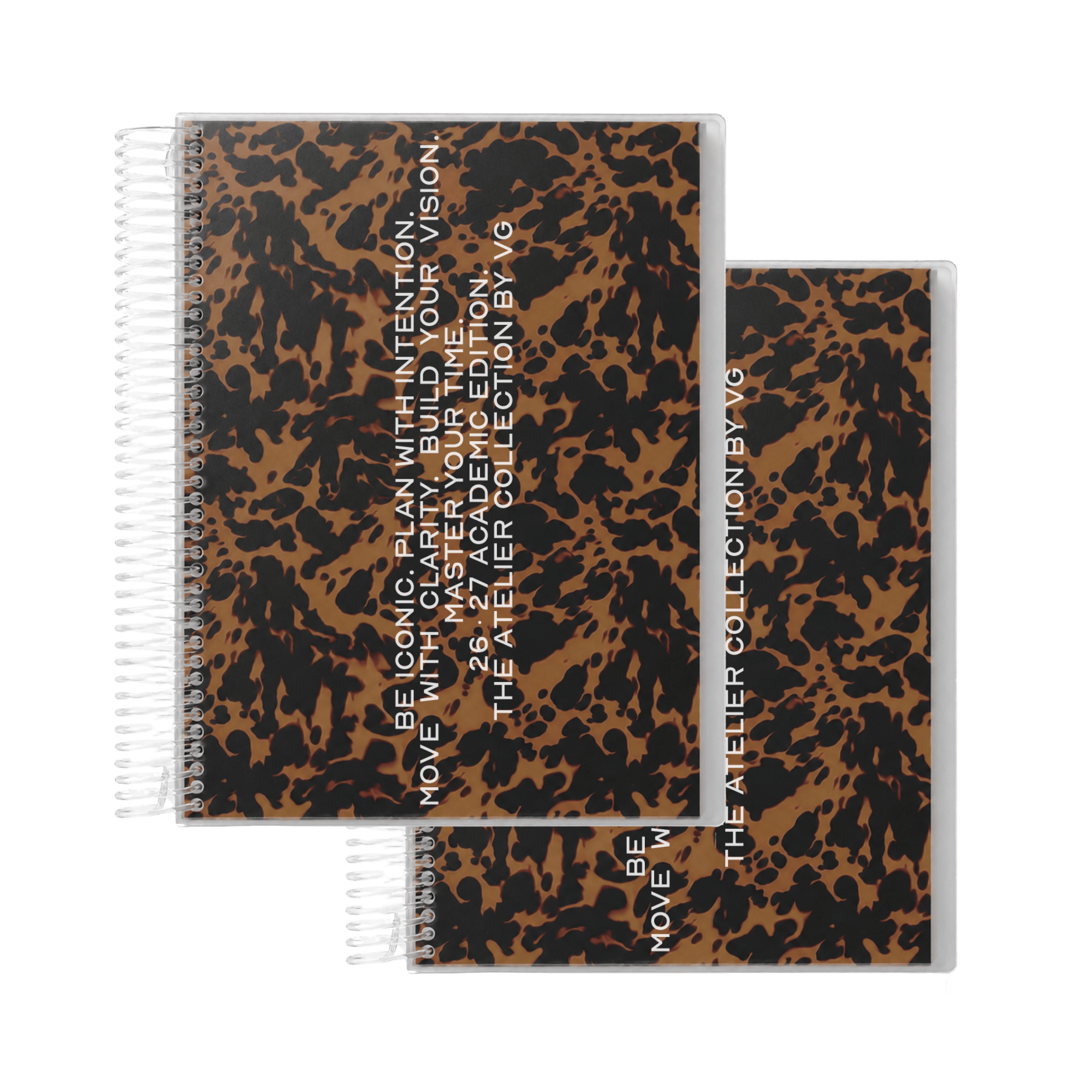 AGENDA CAREY MARRÓN SEMANA VISTA + CUADERNO REGALO