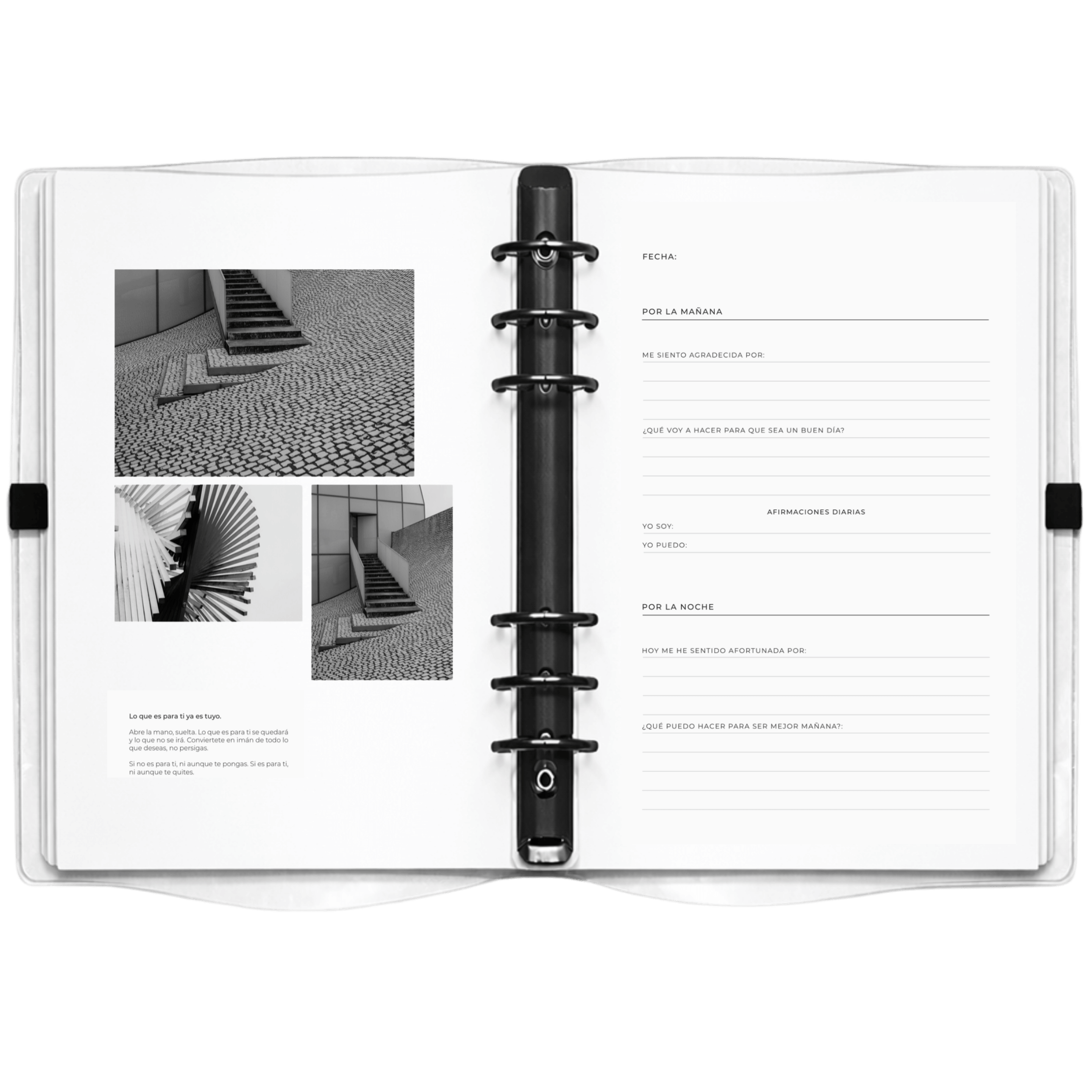 PLANNER TRANSPARENTE