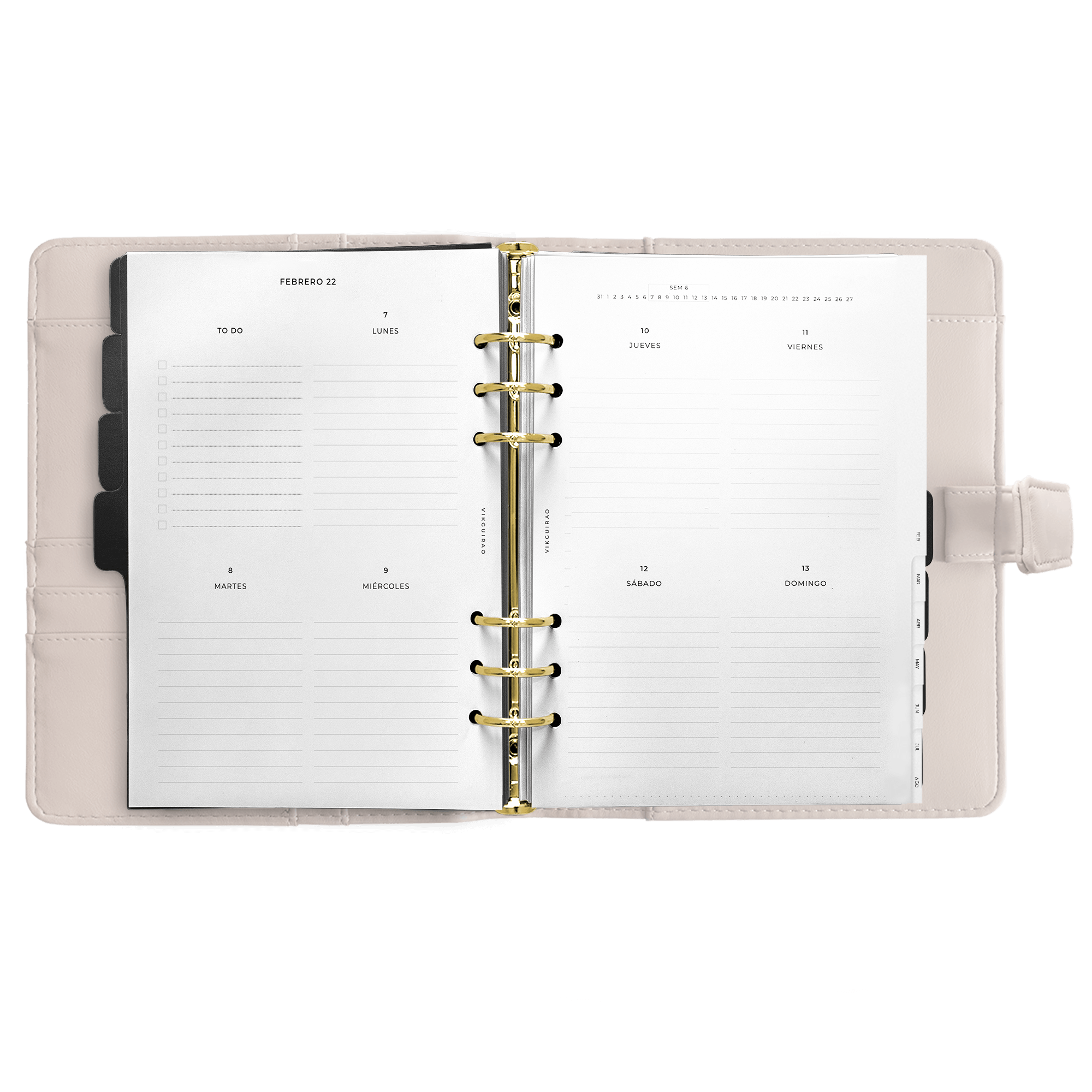 PLANNER MINI EPI CREMA