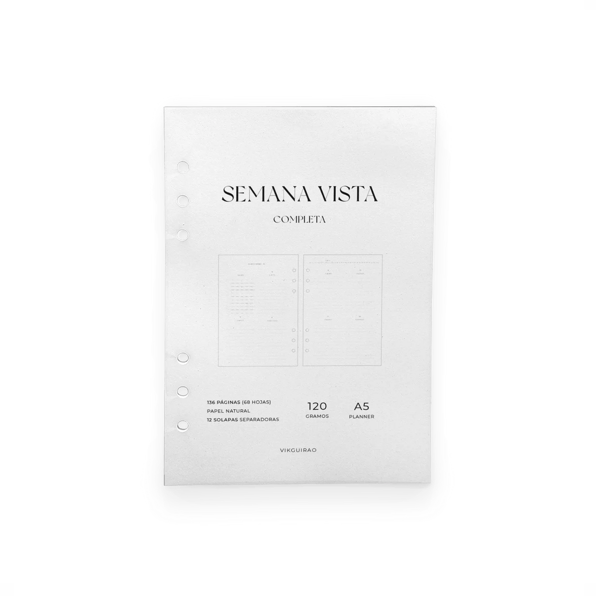 RECAMBIO ANUAL SEMANA VISTA COMPLETA