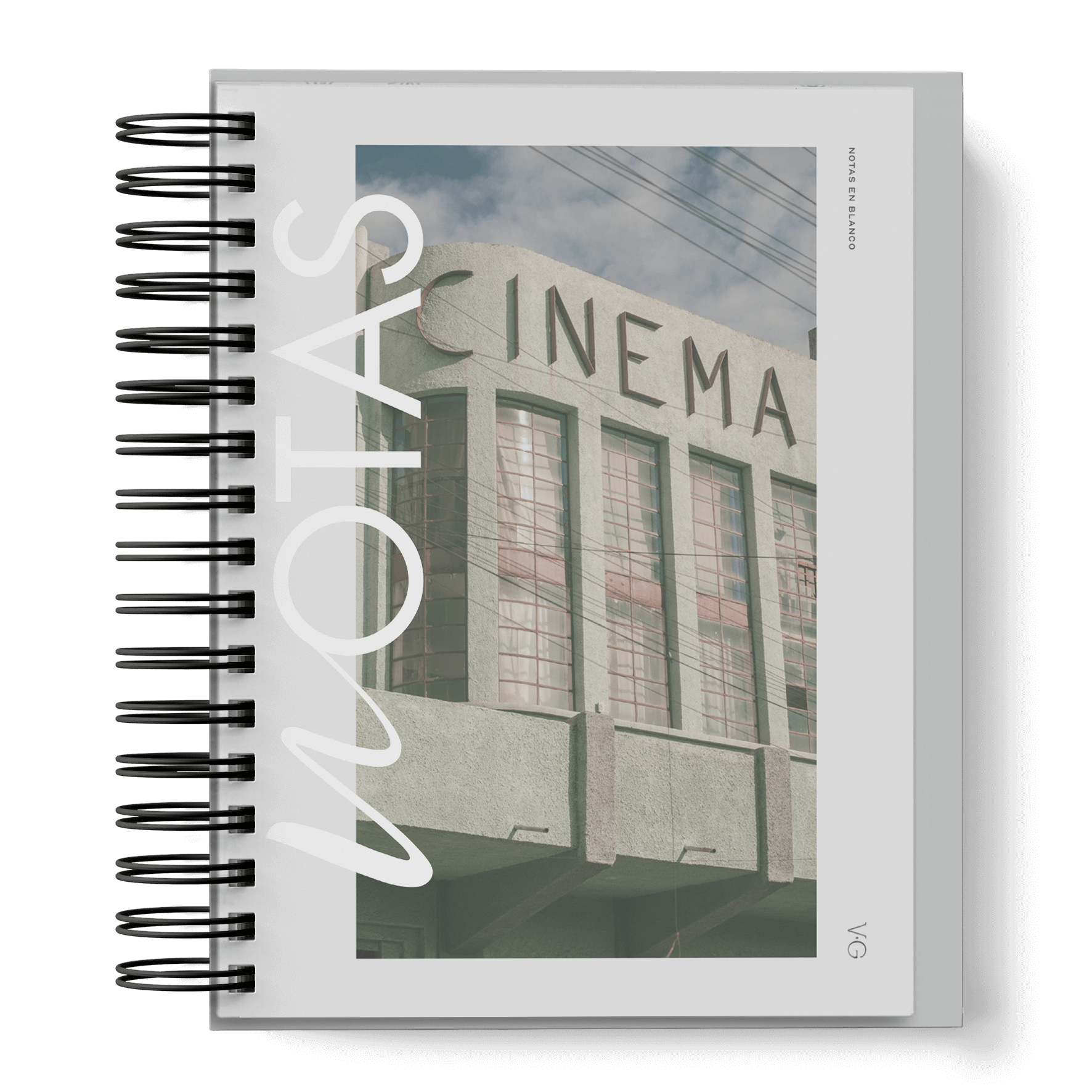 CUADERNO TRANSPARENTE · HOJAS EN BLANCO