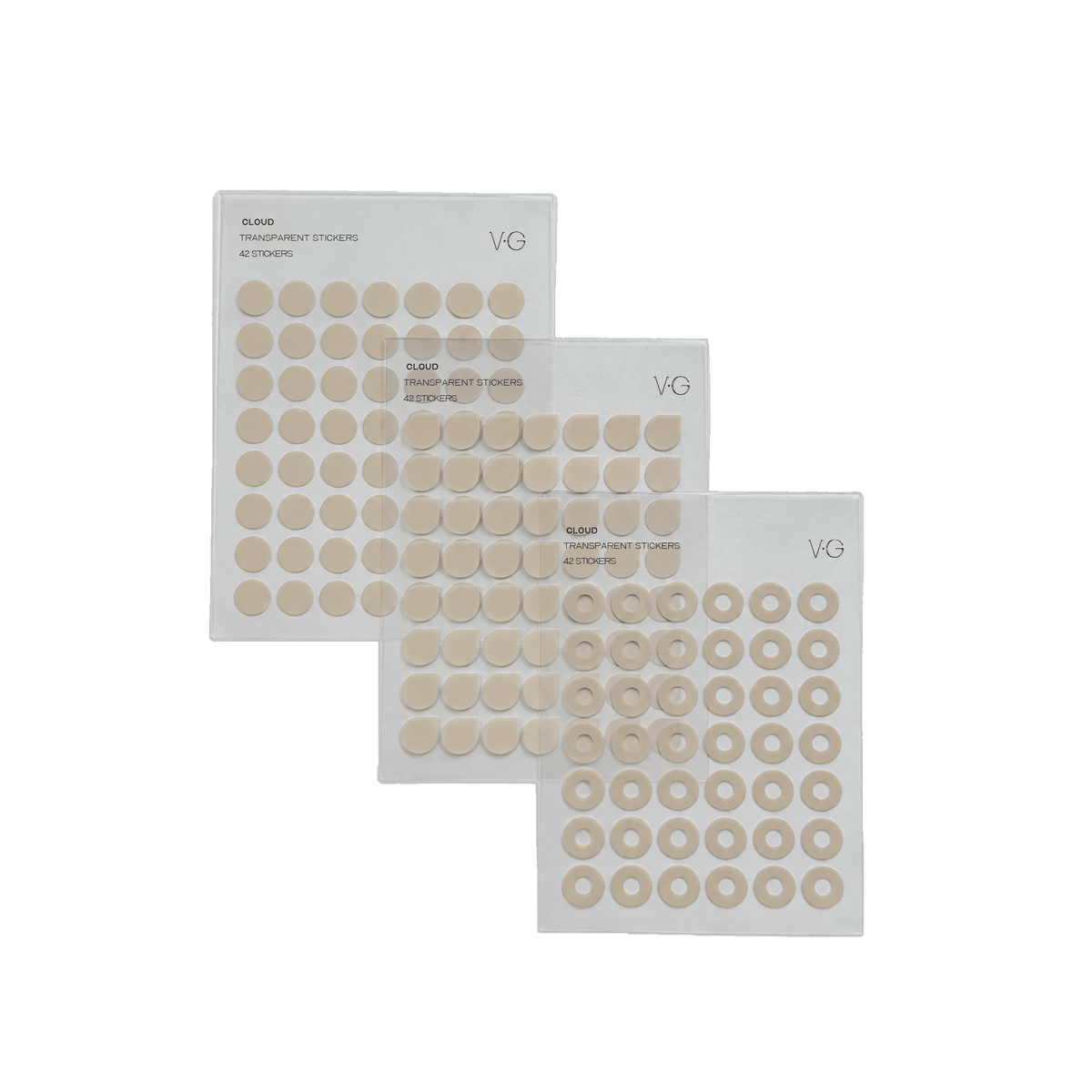 STICKERS MINI · TRANSPARENTES